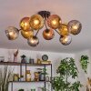 Ripoll Plafoniera, Lampada a sfera Oro, Ramato, Grigio fumo, 10-Luci