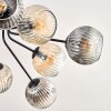 Ripoll Plafoniera, Lampada a sfera Ambrato, Chiaro, Grigio fumo, 10-Luci