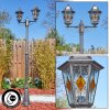 Lignac Lampione multibraccia, Illuminazione viale Nero, Argento, 2-Luci