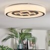 Jalon Plafoniera, Panel LED Bianco, 1-Luce, Telecomando