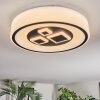 Jalon Plafoniera, Panel LED Bianco, 1-Luce, Telecomando