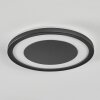 Gelan Plafoniera, Panel, Applique LED Nero, Bianco, 1-Luce