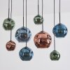 Ripoll Lampadario a sospensione, Lampada a sfera, Lampada a sospensione Blu, Verde, Ramato, 8-Luci