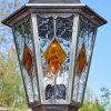 Lignac Lampione multibraccia, Illuminazione viale Nero, Argento, 1-Luce