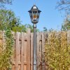 Lignac Lampione multibraccia, Illuminazione viale Nero, Argento, 1-Luce