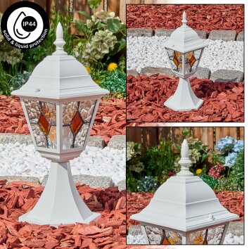 Naofe Lampada con piedistallo, Illuminazione viale Bianco, 1-Luce