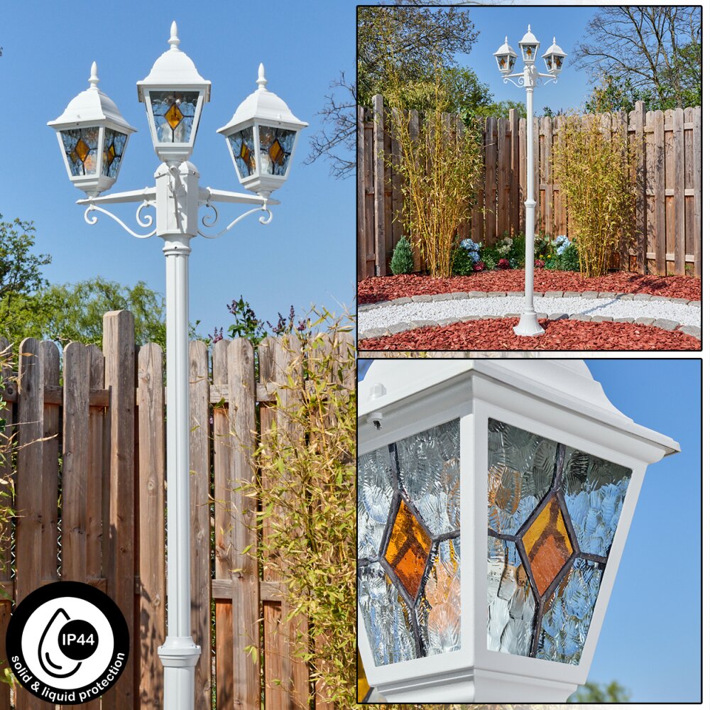 Naofe Lampione multibraccia, Illuminazione viale Bianco, 3-Luci main product photo