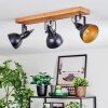 Hagan Plafoniera, Faretto da soffitto Écru, Nero, 3-Luci