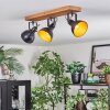 Hagan Plafoniera, Faretto da soffitto Écru, Nero, 3-Luci