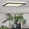 Simonstorp Plafoniera, Panel LED Nero, Bianco, 1-Luce