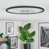 Simonstorp Plafoniera, Panel LED Nero, Bianco, 1-Luce