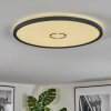 Simonstorp Plafoniera, Panel LED Nero, Bianco, 1-Luce