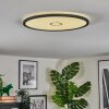 Simonstorp Plafoniera, Panel LED Nero, Bianco, 1-Luce