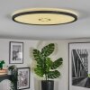 Simonstorp Plafoniera, Panel LED Nero, Bianco, 1-Luce