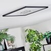 Simonstorp Plafoniera, Panel LED Nero, Bianco, 1-Luce
