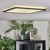Simonstorp Plafoniera, Panel LED Nero, Bianco, 1-Luce