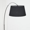Bassagoda Lampada da terra Cromo, Nero, 1-Luce