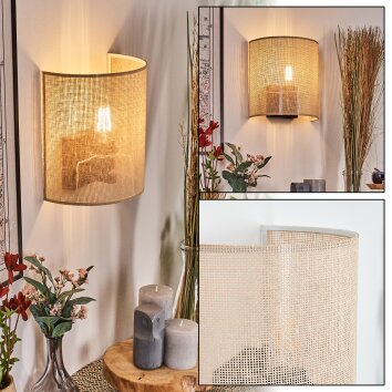Labrujo Lampade Up & Down, Applique Nero, 1-Luce
