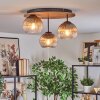 Koyoto Plafoniera, Lampada a sfera 40 cm Écru, Nero, 3-Luci