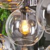 Koyoto Lampadario a sospensione, Lampada a sfera, Lampada a sospensione Ambrato, Chiaro, Grigio fumo, 8-Luci