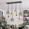 Koyoto Lampadario a sospensione, Lampada a sfera, Lampada a sospensione Ambrato, Chiaro, Grigio fumo, 8-Luci