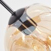 Ripoll Lampadario a sospensione, Lampada a sfera, Lampada a sospensione Ambrato, Chiaro, Grigio fumo, 8-Luci