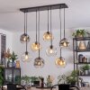 Ripoll Lampadario a sospensione, Lampada a sfera, Lampada a sospensione Ambrato, Chiaro, Grigio fumo, 8-Luci
