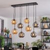 Ripoll Lampadario a sospensione, Lampada a sfera, Lampada a sospensione Ambrato, Grigio fumo, 8-Luci