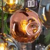 Ripoll Lampadario a sospensione, Lampada a sfera, Lampada a sospensione Blu, Oro, Verde, Ramato, 8-Luci