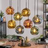 Ripoll Lampadario a sospensione, Lampada a sfera, Lampada a sospensione Blu, Oro, Verde, Ramato, 8-Luci