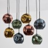 Ripoll Lampadario a sospensione, Lampada a sfera, Lampada a sospensione Blu, Oro, Verde, Ramato, 8-Luci