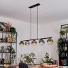 Gastor Lampadario a sospensione, Lampada a sfera, Lampada a sospensione Blu, Cromo, Verde, Chiaro, Ramato, Grigio fumo, 5-Luci