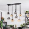 Ripoll Lampadario a sospensione, Lampada a sfera, Lampada a sospensione Ambrato, Chiaro, Grigio fumo, 8-Luci