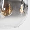 Ripoll Lampadario a sospensione, Lampada a sfera, Lampada a sospensione Ambrato, Chiaro, Grigio fumo, 8-Luci