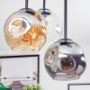 Ripoll Plafoniera, Lampada a sfera Ambrato, Chiaro, Grigio fumo, 5-Luci