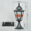 Hongkong Lampada con piedistallo, Illuminazione viale Nero, 1-Luce