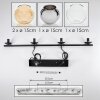 Koyoto Lampadario a sospensione, Lampada a sfera, Lampada a sospensione Ambrato, Cromo, Chiaro, Grigio fumo, 4-Luci