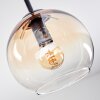 Koyoto Plafoniera, Lampada a sfera Ambrato, Chiaro, 5-Luci
