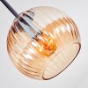 Koyoto Plafoniera, Lampada a sfera Ambrato, 5-Luci
