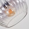 Koyoto Plafoniera, Lampada a sfera Ambrato, Chiaro, Grigio fumo, 5-Luci