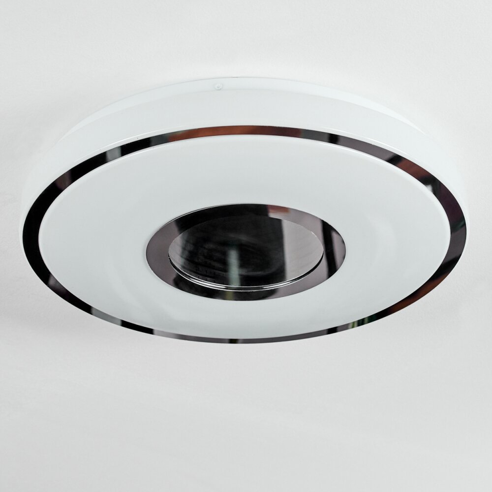 Loron Plafoniera, Panel LED Argento, Bianco, 1-Luce