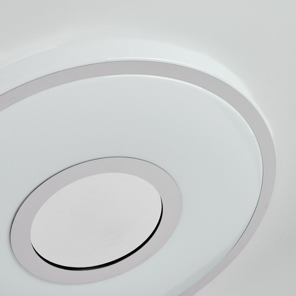 Loron Plafoniera, Panel LED Argento, Bianco, 1-Luce