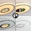 Loron Plafoniera, Panel LED Argento, Bianco, 1-Luce