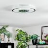 Loron Plafoniera, Panel LED Argento, Bianco, 1-Luce