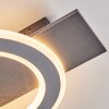 Lidor Plafoniera LED Nero, Argento, 1-Luce