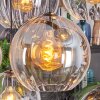 Koyoto Lampadario a sospensione, Lampada a sfera, Lampada a sospensione Antracite, Argento, Bianco, 8-Luci