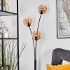 Koyoto Lampada a sfera, Lampada da terra Ambrato, 3-Luci