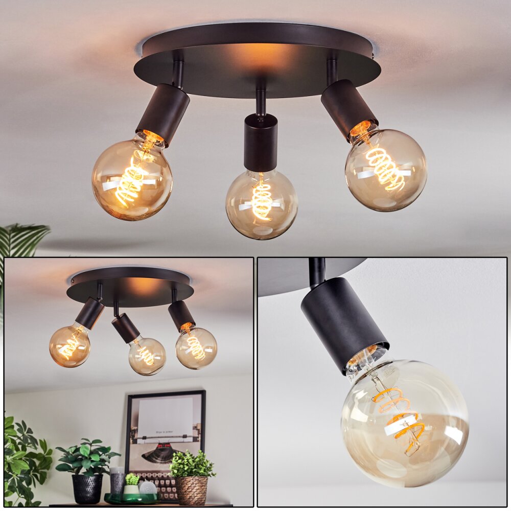 Geira Plafoniera, Faretto da soffitto Nero, 3-Luci main product photo