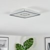 Simonstorp Plafoniera, Panel LED Argento, Bianco, 1-Luce
