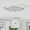 Simonstorp Plafoniera, Panel LED Argento, Bianco, 1-Luce
